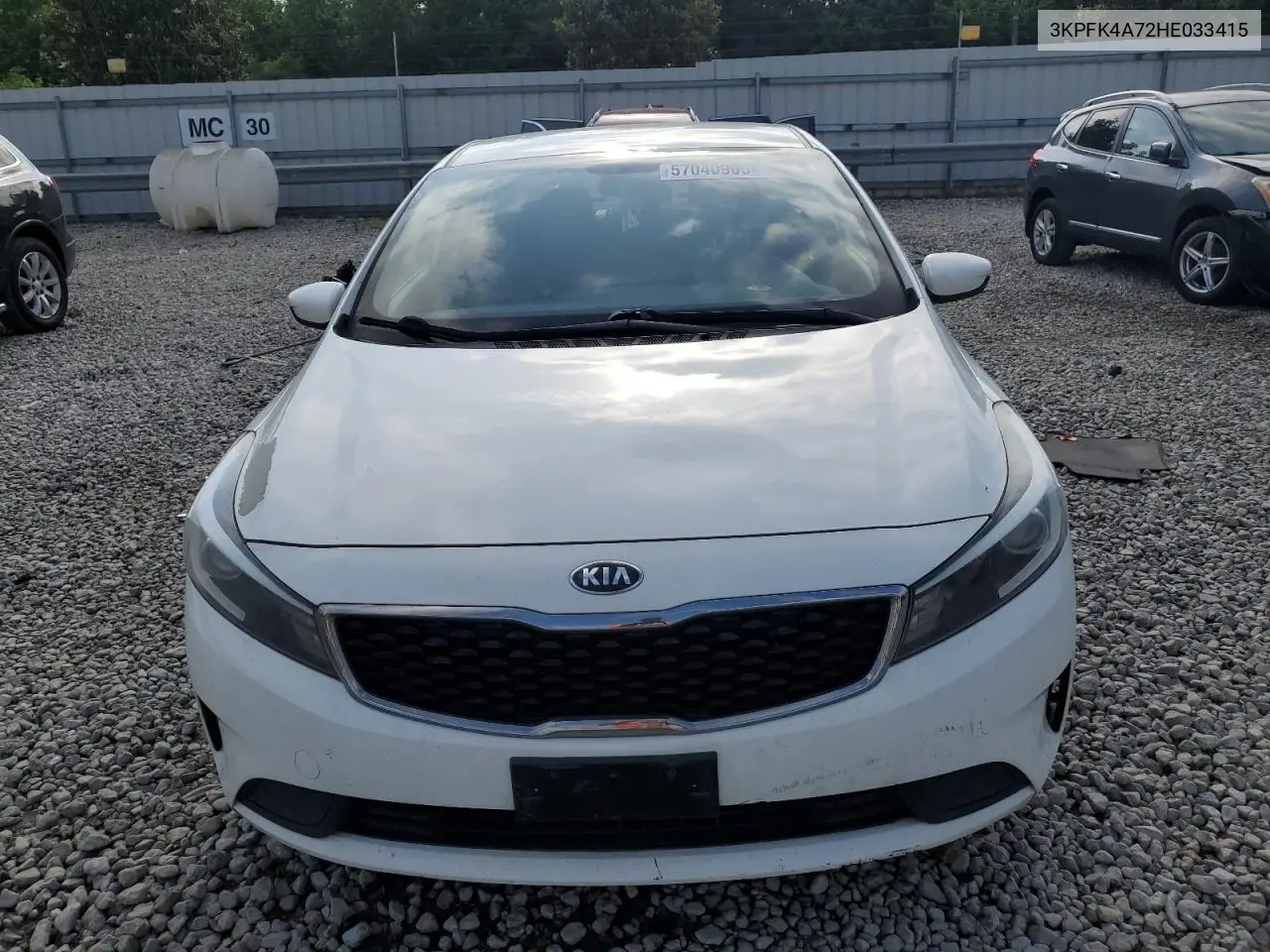 2017 Kia Forte Lx VIN: 3KPFK4A72HE033415 Lot: 57040905