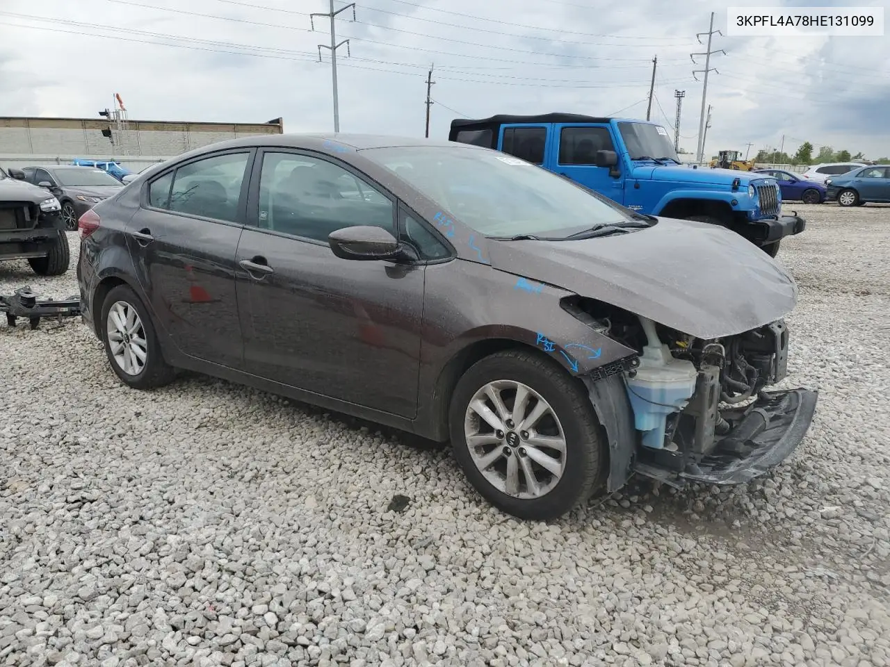 2017 Kia Forte Lx VIN: 3KPFL4A78HE131099 Lot: 57126475