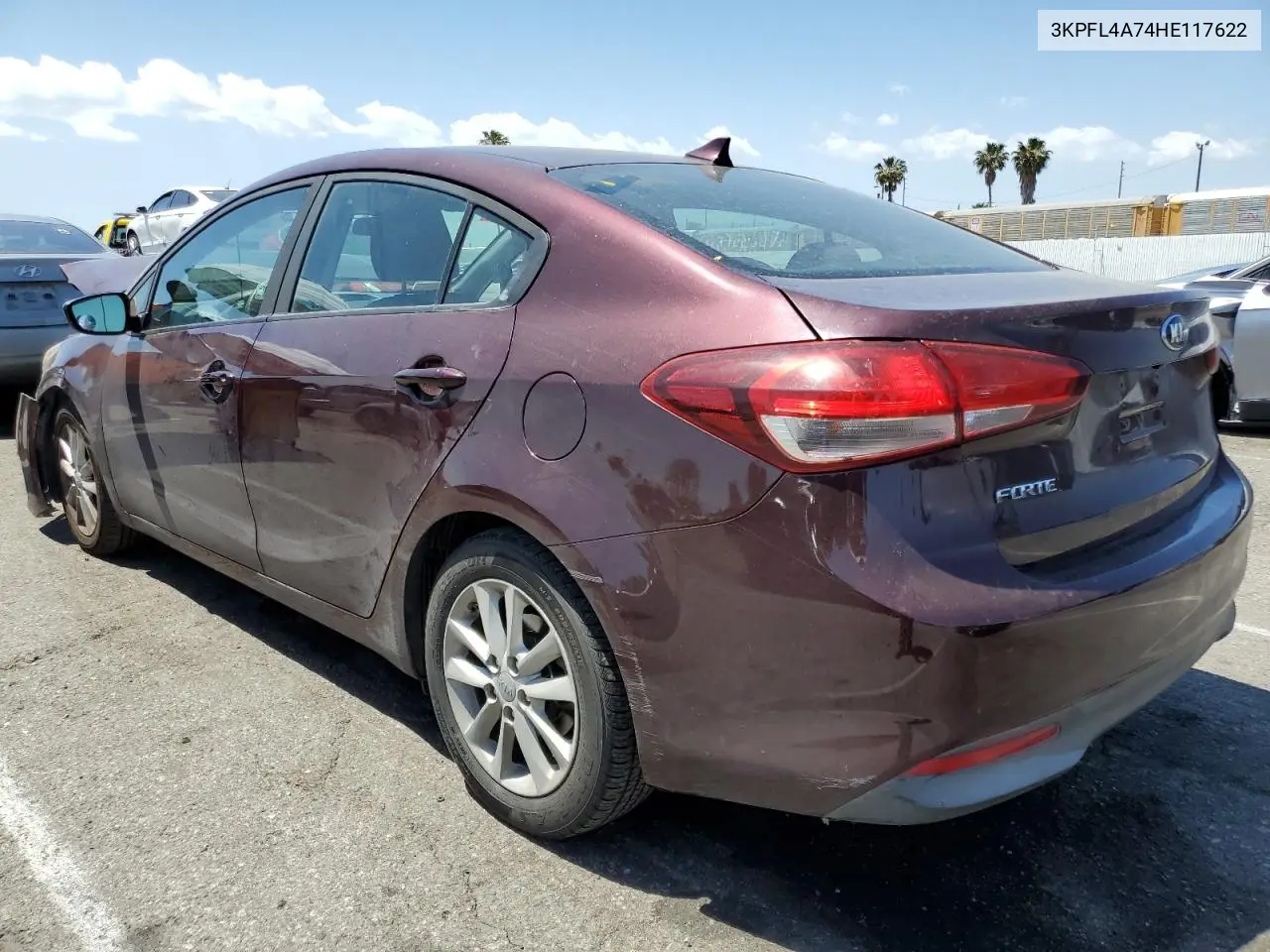 2017 Kia Forte Lx VIN: 3KPFL4A74HE117622 Lot: 57132015