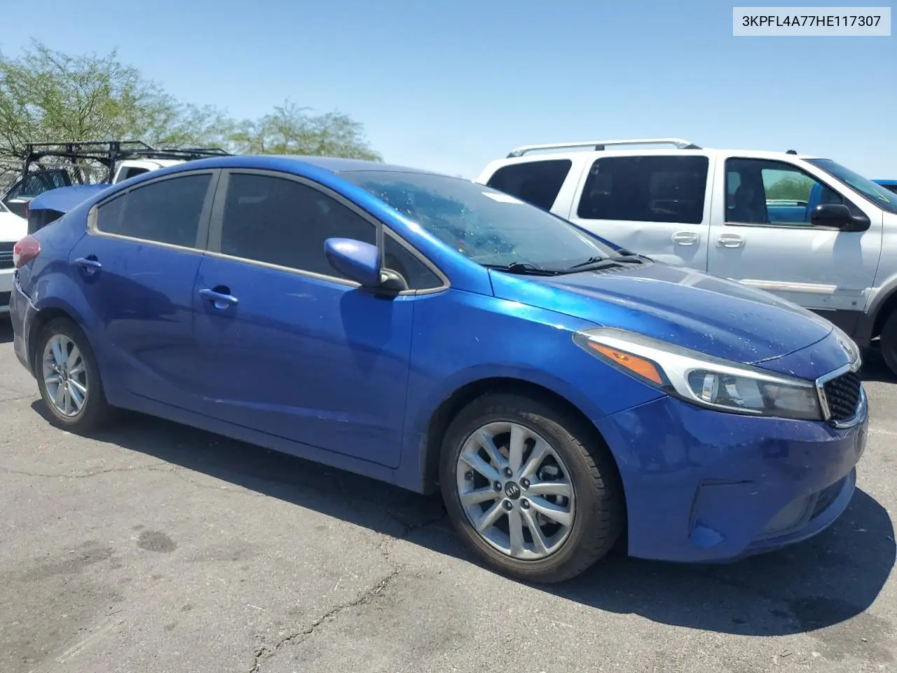 2017 Kia Forte Lx VIN: 3KPFL4A77HE117307 Lot: 60572745
