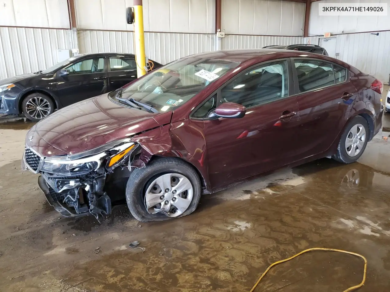 2017 Kia Forte Lx VIN: 3KPFK4A71HE149026 Lot: 62074155