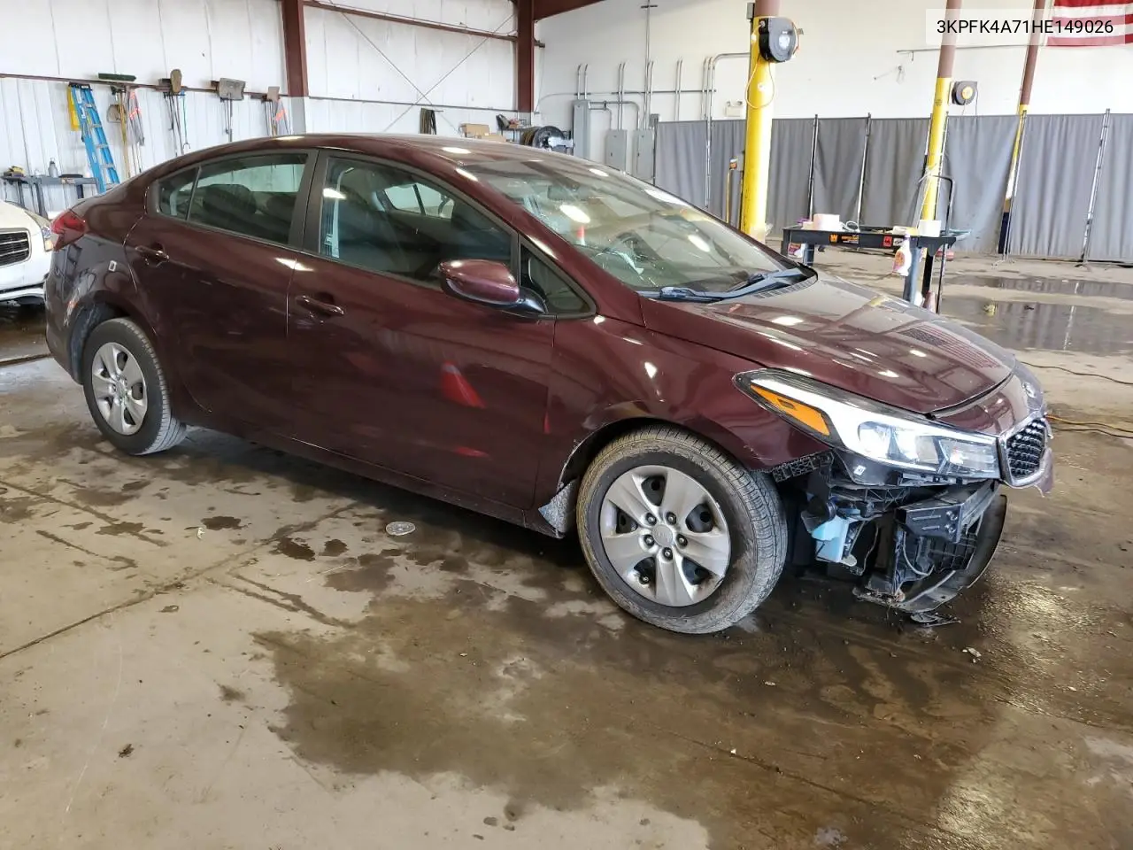 2017 Kia Forte Lx VIN: 3KPFK4A71HE149026 Lot: 62074155