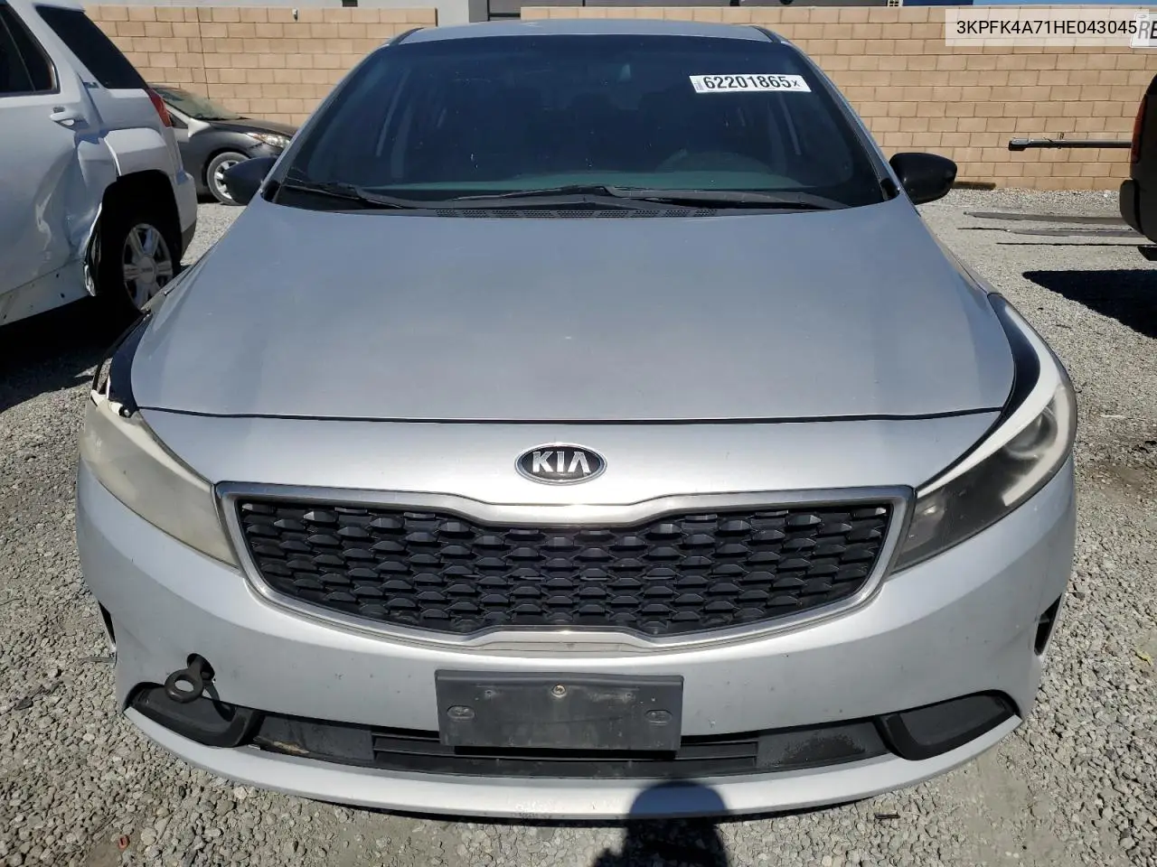 2017 Kia Forte Lx VIN: 3KPFK4A71HE043045 Lot: 62201865