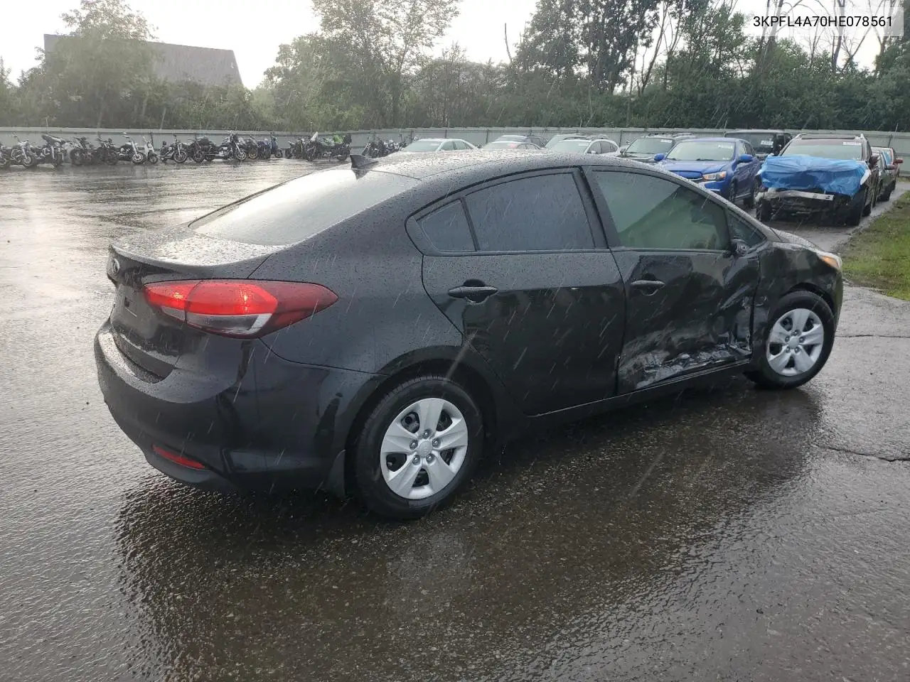 2017 Kia Forte Lx VIN: 3KPFL4A70HE078561 Lot: 62563095