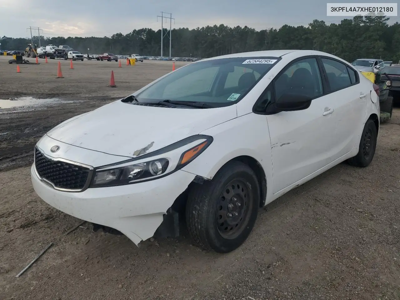2017 Kia Forte Lx VIN: 3KPFL4A7XHE012180 Lot: 62584295