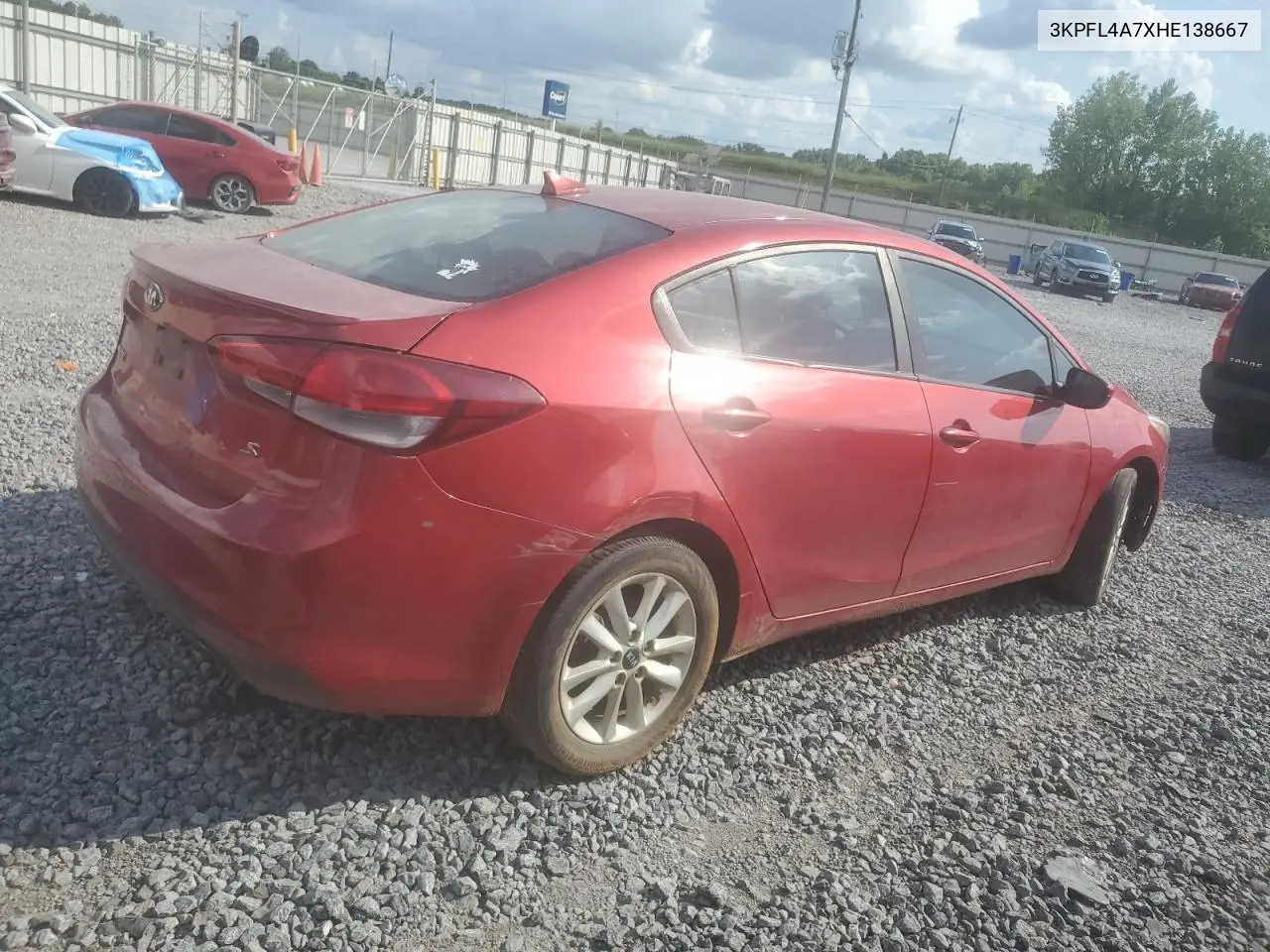 2017 Kia Forte Lx VIN: 3KPFL4A7XHE138667 Lot: 62923605