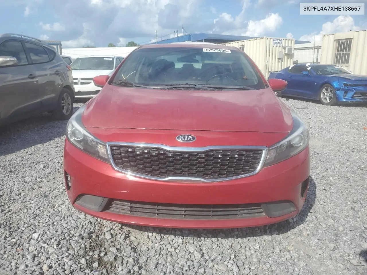 2017 Kia Forte Lx VIN: 3KPFL4A7XHE138667 Lot: 62923605