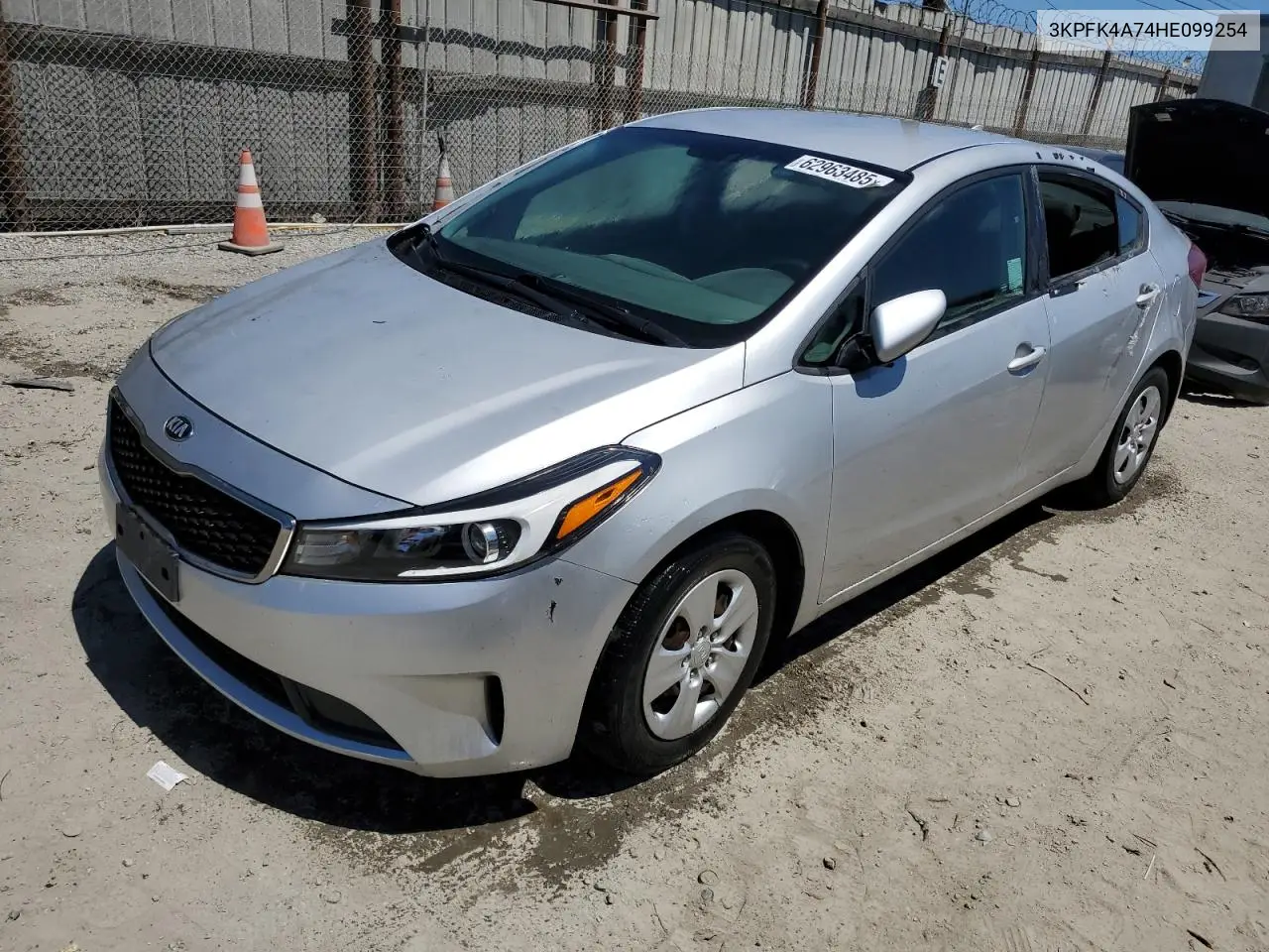 2017 Kia Forte Lx VIN: 3KPFK4A74HE099254 Lot: 62963485