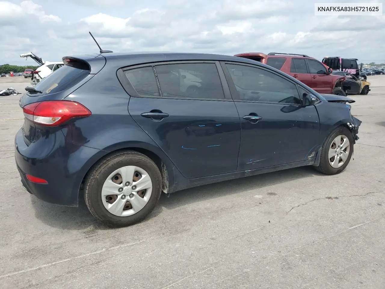 2017 Kia Forte Lx VIN: KNAFK5A83H5721625 Lot: 63021195