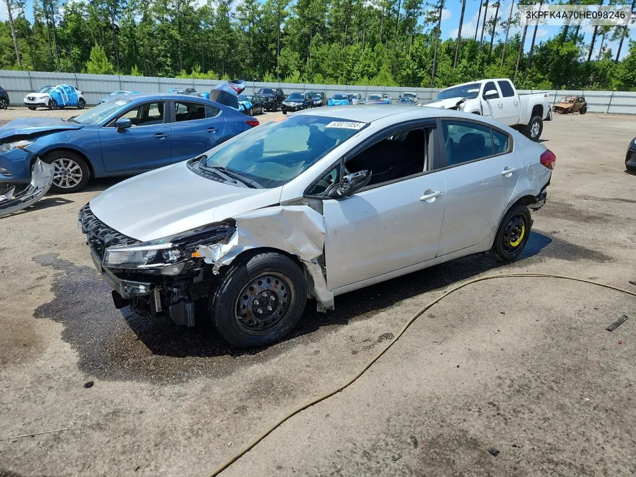 2017 Kia Forte Lx VIN: 3KPFK4A70HE098246 Lot: 63021955