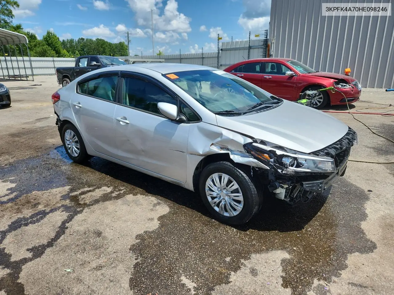 2017 Kia Forte Lx VIN: 3KPFK4A70HE098246 Lot: 63021955