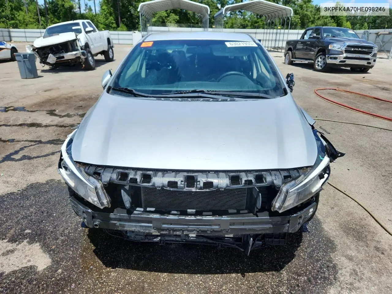 2017 Kia Forte Lx VIN: 3KPFK4A70HE098246 Lot: 63021955
