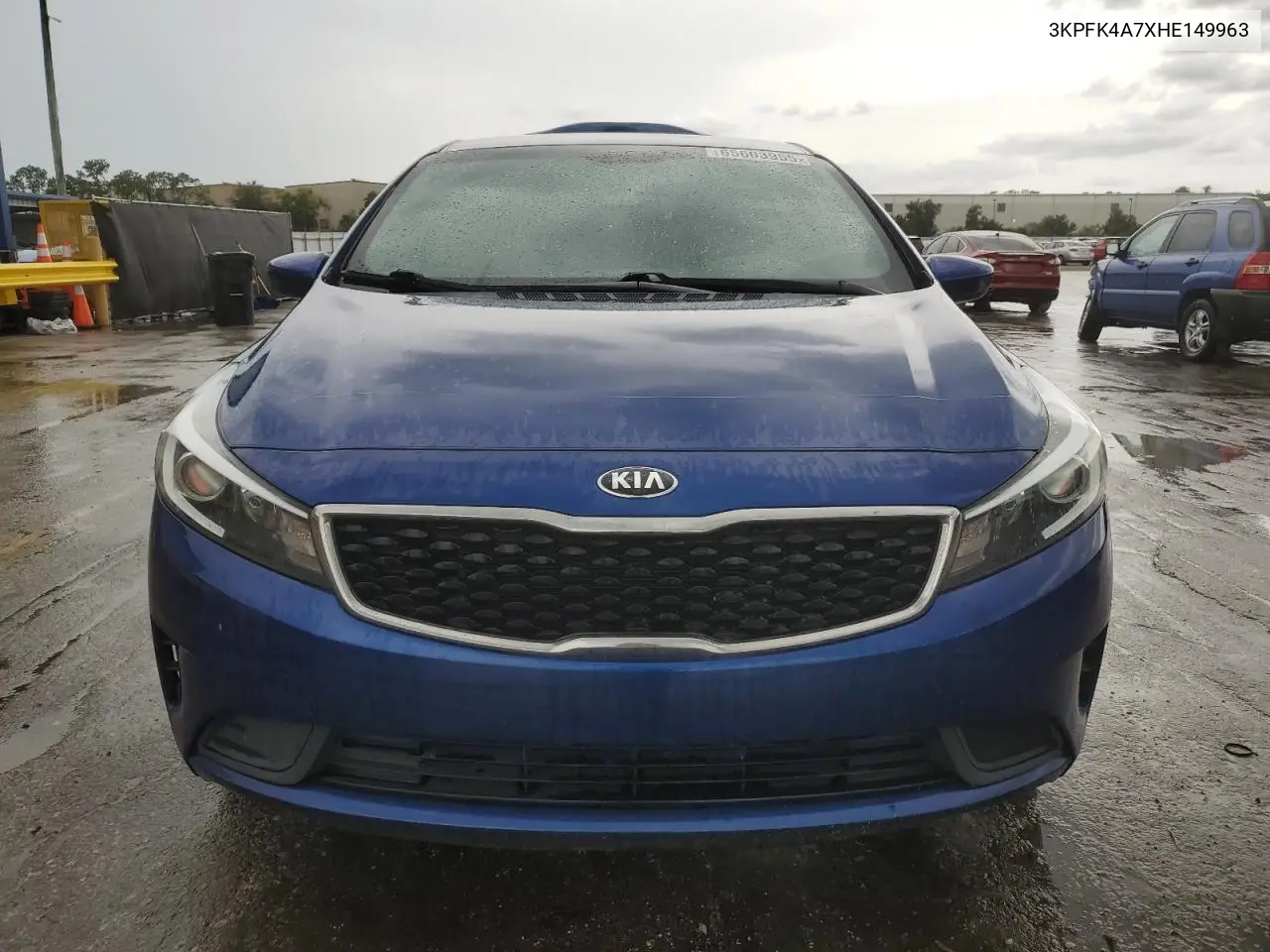 2017 Kia Forte Lx VIN: 3KPFK4A7XHE149963 Lot: 65603955