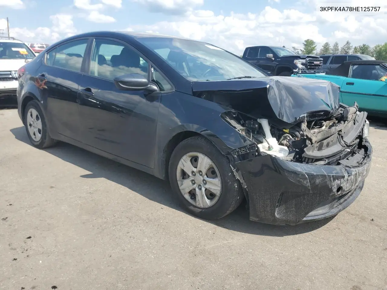 2017 Kia Forte Lx VIN: 3KPFK4A78HE125757 Lot: 66095175