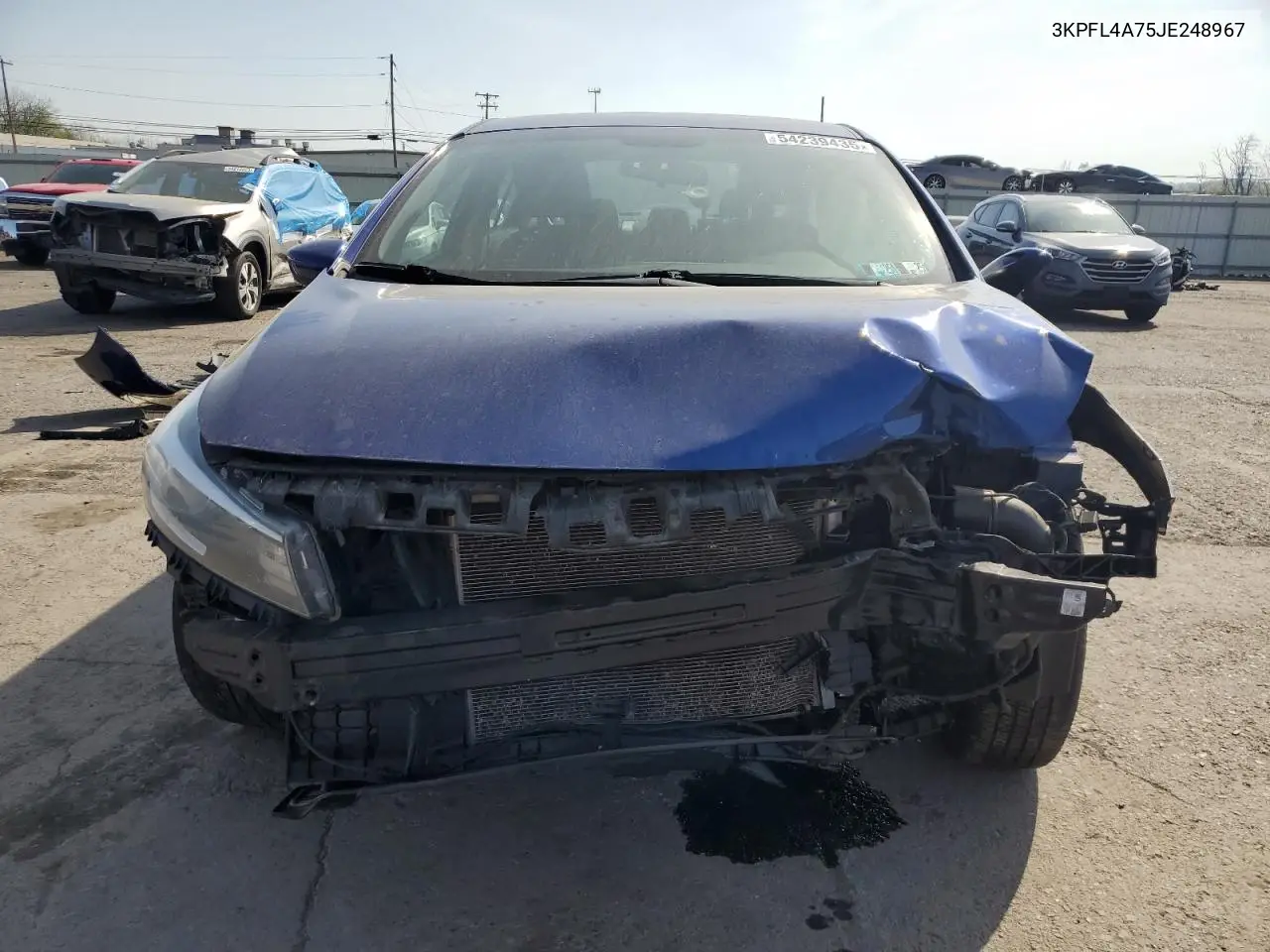 2018 Kia Forte Lx VIN: 3KPFL4A75JE248967 Lot: 54239435