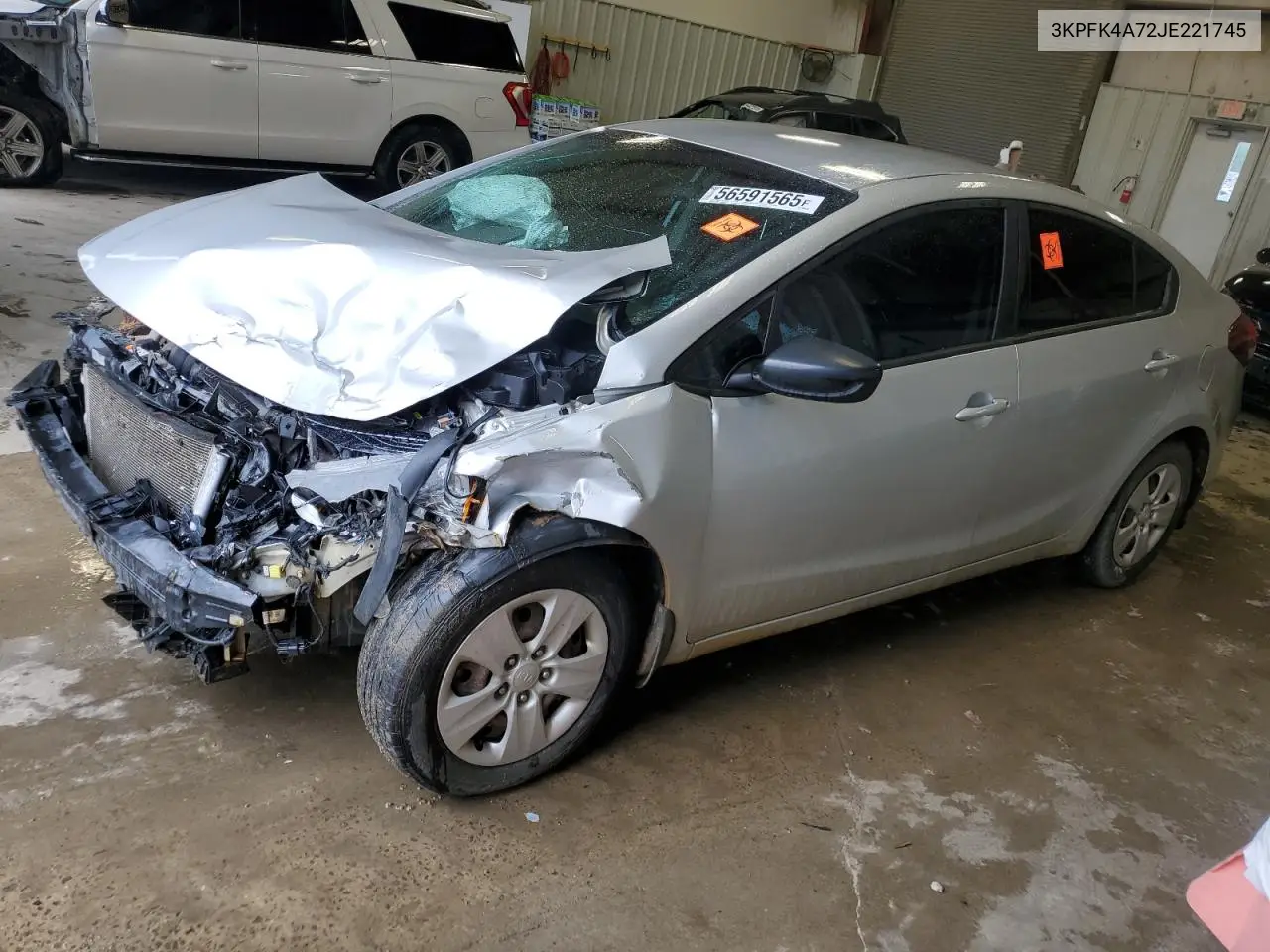 2018 Kia Forte Lx VIN: 3KPFK4A72JE221745 Lot: 56591565