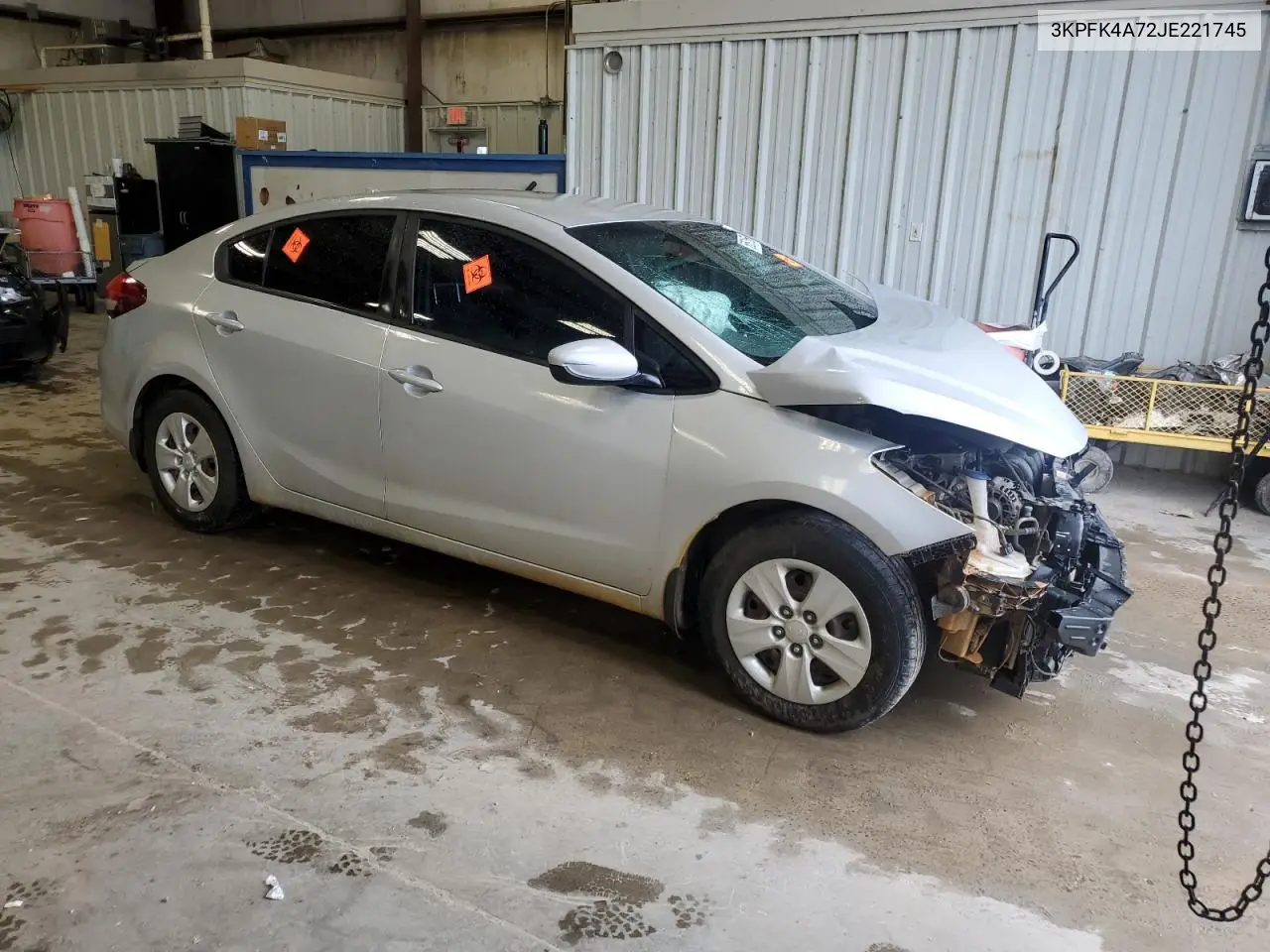 2018 Kia Forte Lx VIN: 3KPFK4A72JE221745 Lot: 56591565