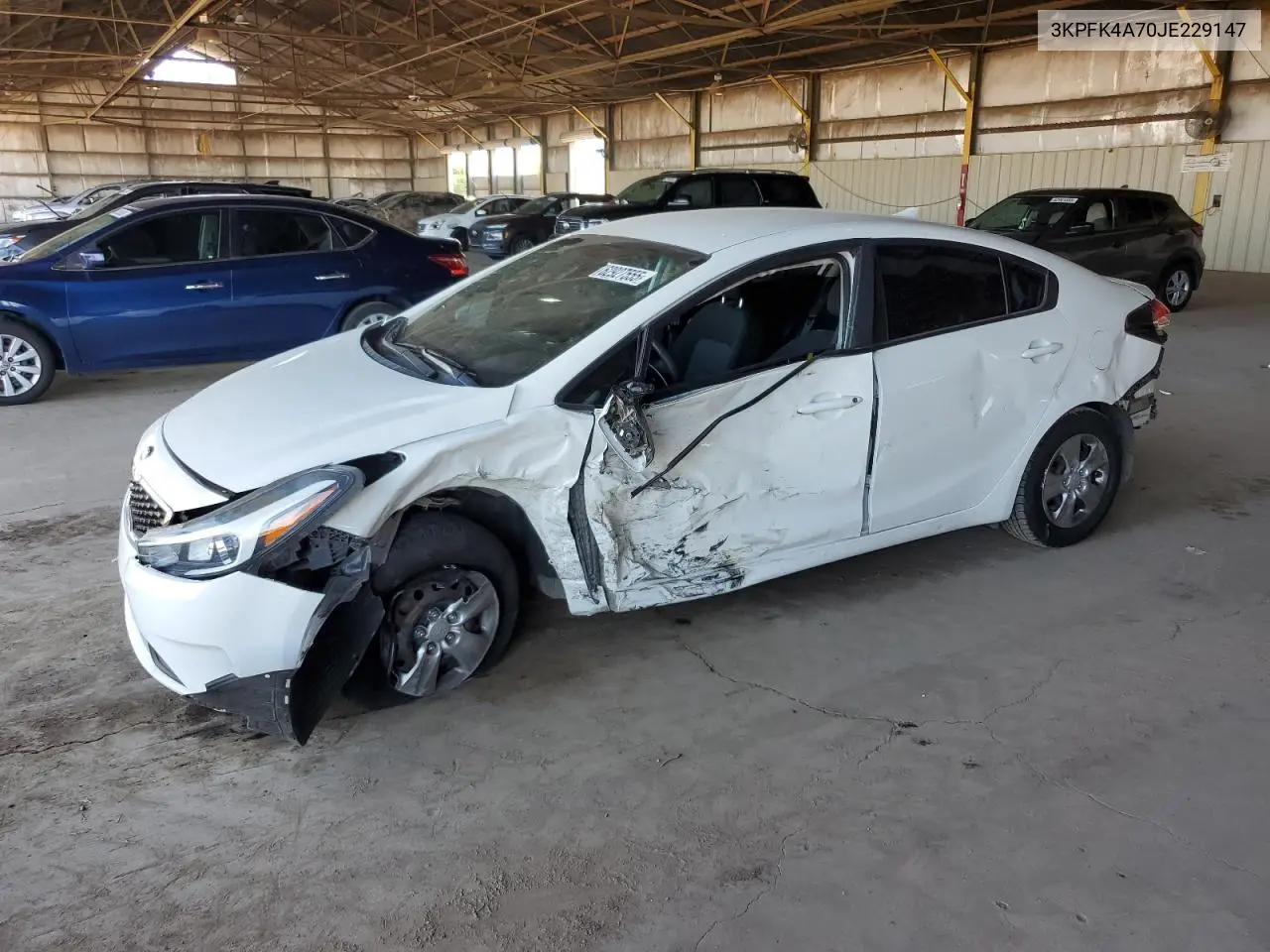 2018 Kia Forte Lx VIN: 3KPFK4A70JE229147 Lot: 62927555