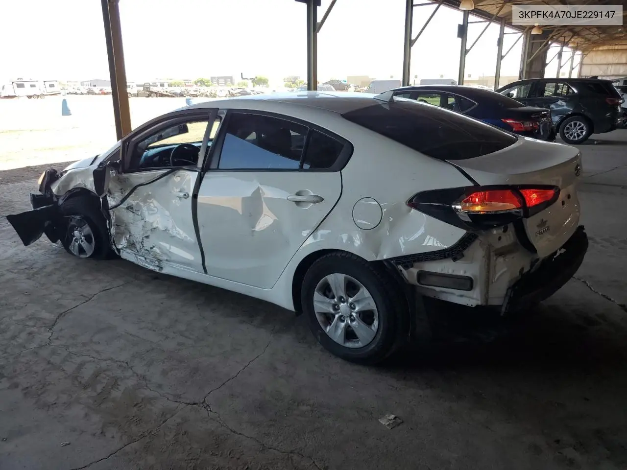 2018 Kia Forte Lx VIN: 3KPFK4A70JE229147 Lot: 62927555