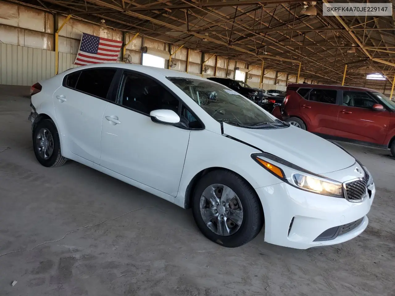2018 Kia Forte Lx VIN: 3KPFK4A70JE229147 Lot: 62927555