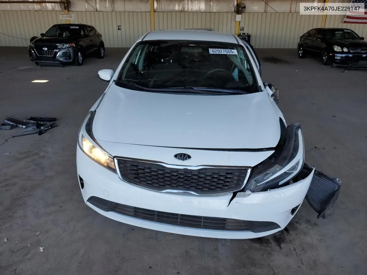 2018 Kia Forte Lx VIN: 3KPFK4A70JE229147 Lot: 62927555