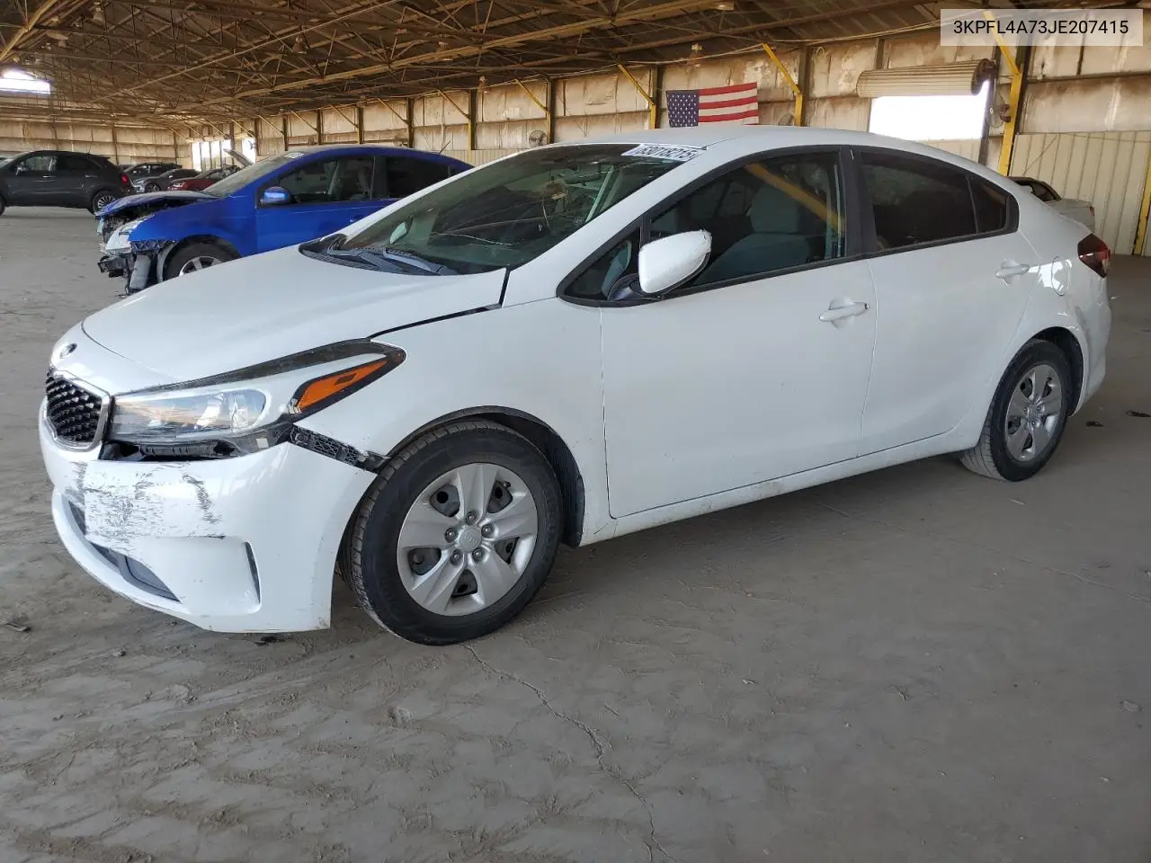 2018 Kia Forte Lx VIN: 3KPFL4A73JE207415 Lot: 63018215