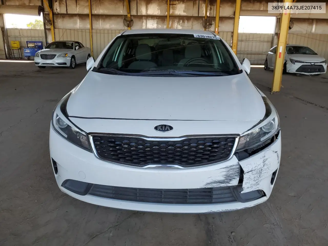 2018 Kia Forte Lx VIN: 3KPFL4A73JE207415 Lot: 63018215