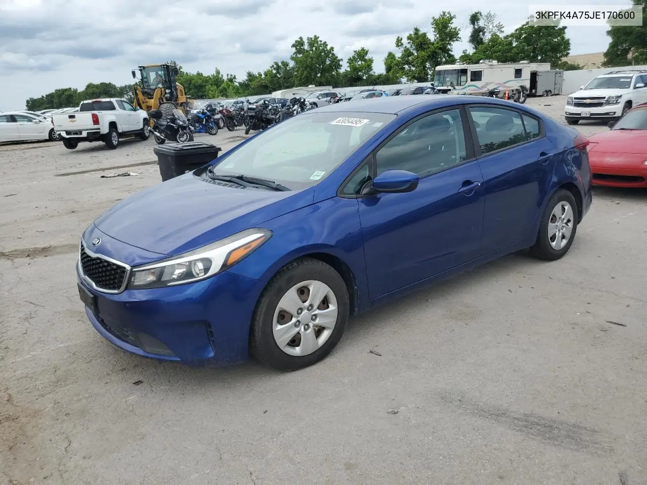 2018 Kia Forte Lx VIN: 3KPFK4A75JE170600 Lot: 63054495