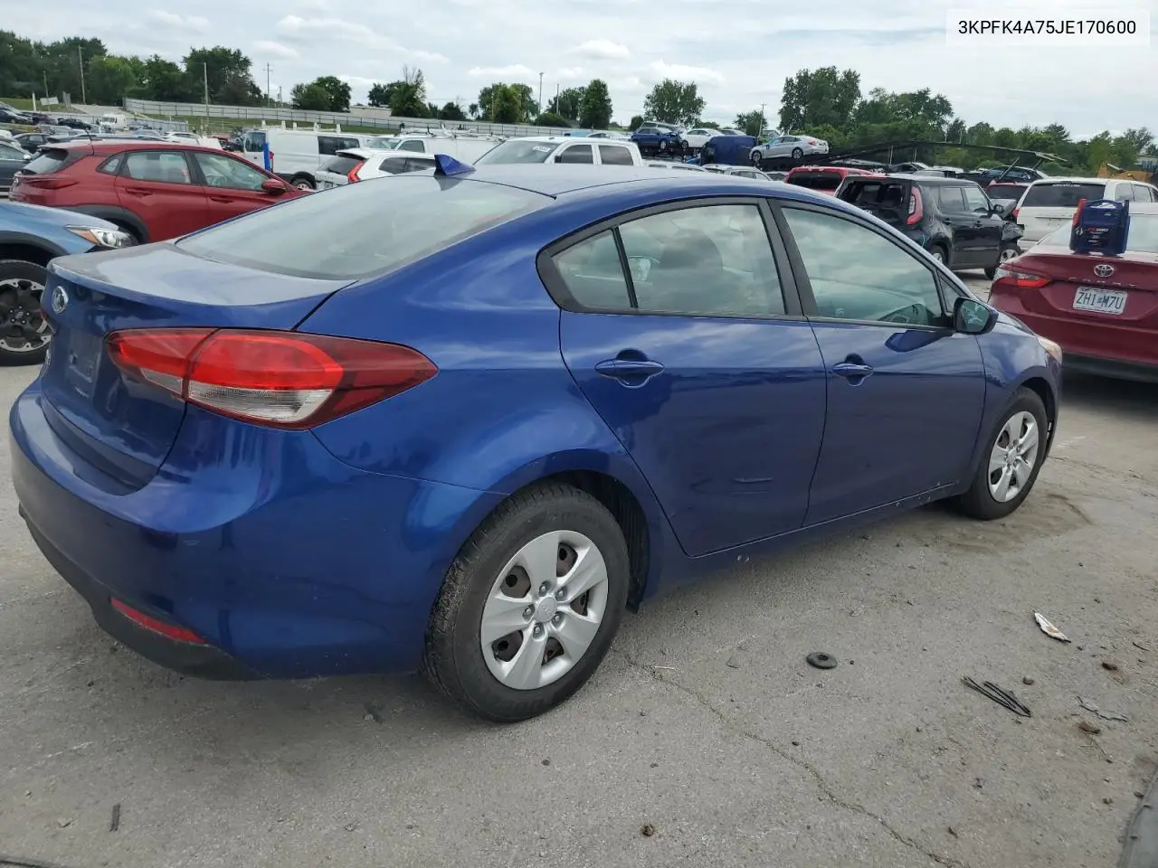 2018 Kia Forte Lx VIN: 3KPFK4A75JE170600 Lot: 63054495