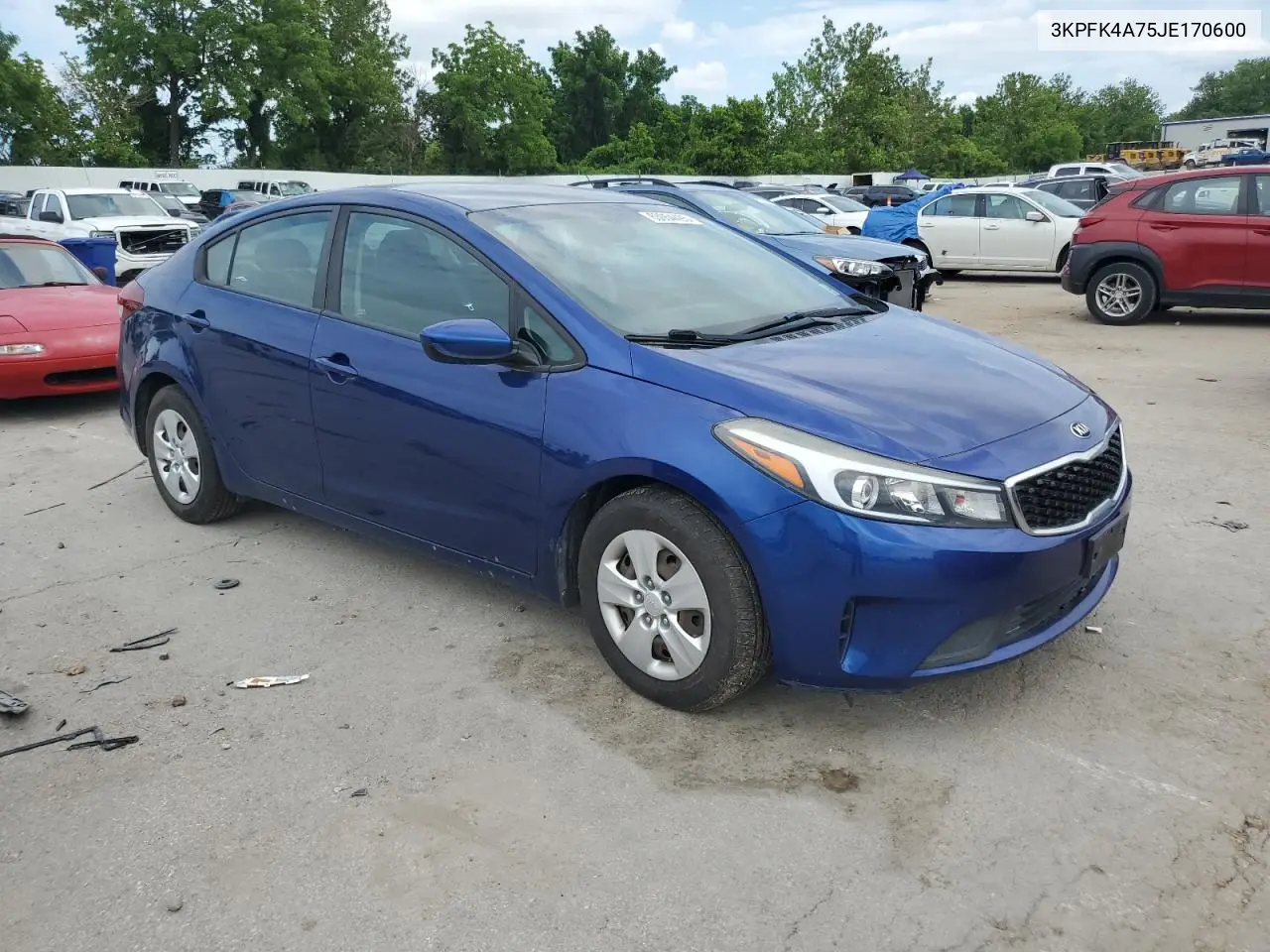 2018 Kia Forte Lx VIN: 3KPFK4A75JE170600 Lot: 63054495