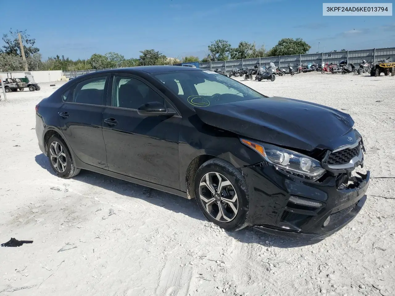 2019 Kia Forte Fe VIN: 3KPF24AD6KE013794 Lot: 43108773