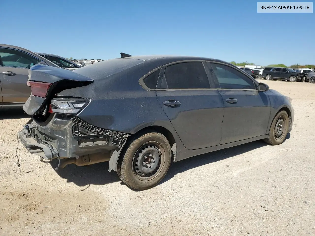 2019 Kia Forte Fe VIN: 3KPF24AD9KE139518 Lot: 48954925