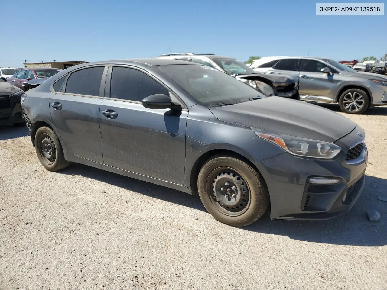2019 Kia Forte Fe VIN: 3KPF24AD9KE139518 Lot: 48954925
