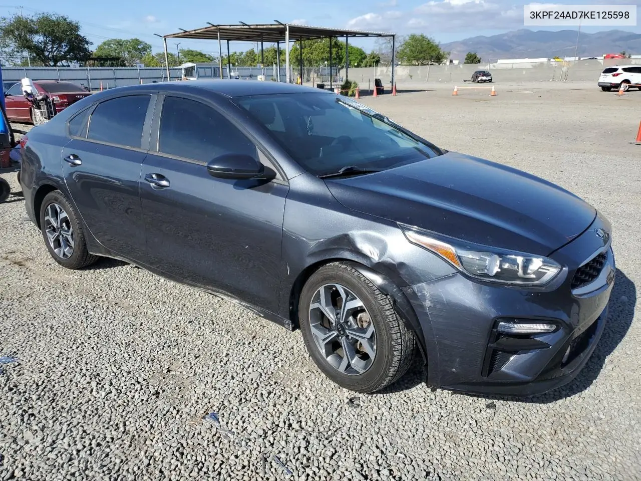 2019 Kia Forte Fe VIN: 3KPF24AD7KE125598 Lot: 56141545