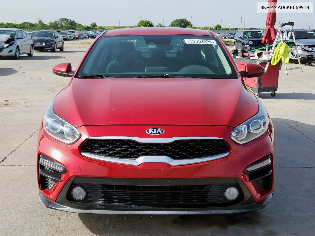 2019 Kia Forte Fe VIN: 3KPF24AD6KE069914 Lot: 56352595