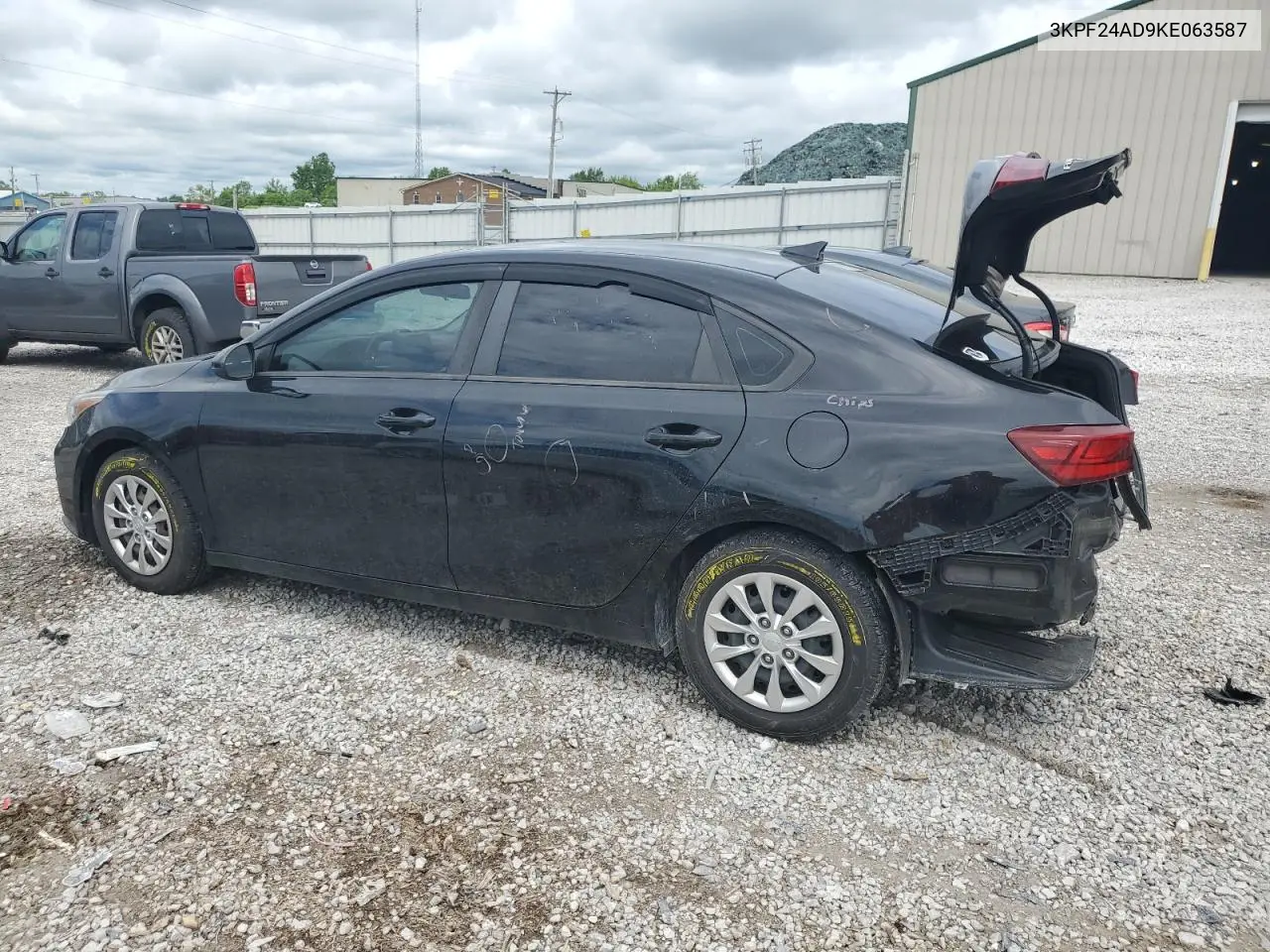 2019 Kia Forte Fe VIN: 3KPF24AD9KE063587 Lot: 56498025