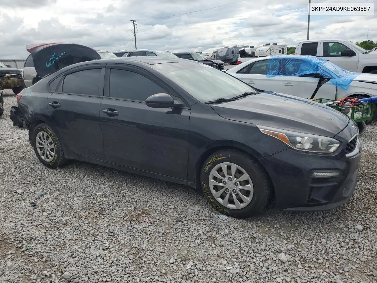 2019 Kia Forte Fe VIN: 3KPF24AD9KE063587 Lot: 56498025