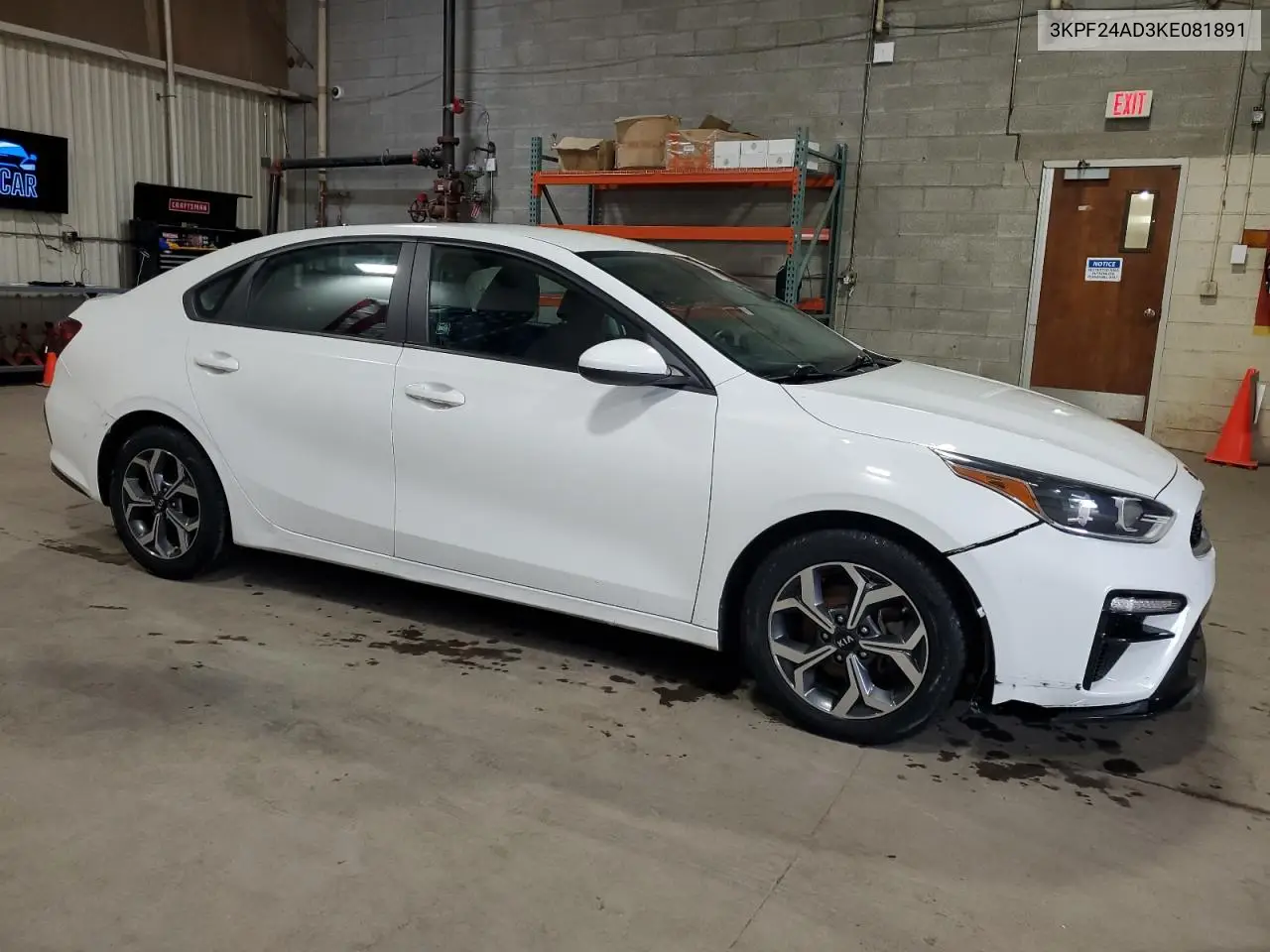 2019 Kia Forte Fe VIN: 3KPF24AD3KE081891 Lot: 56601665