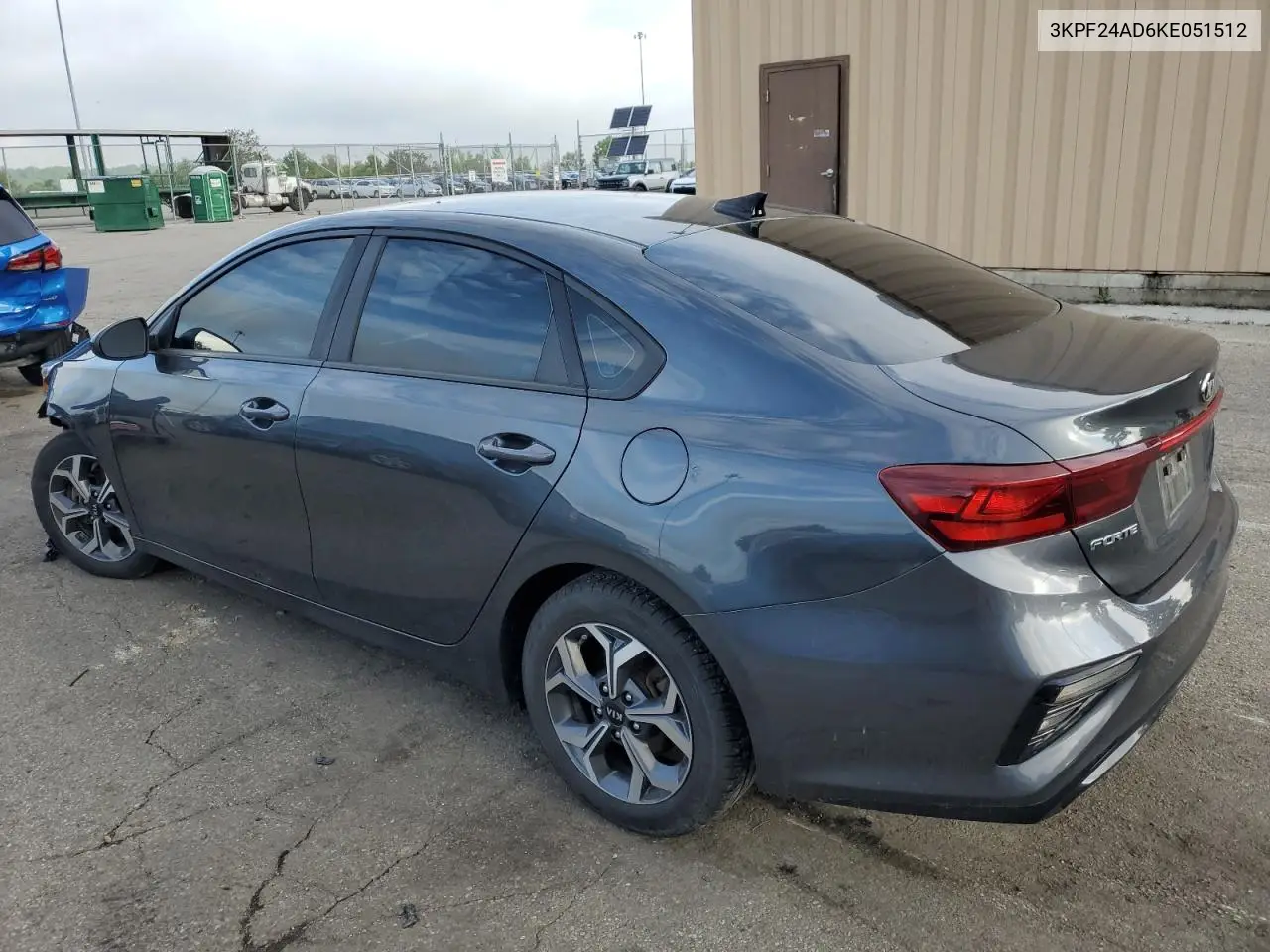 2019 Kia Forte Fe VIN: 3KPF24AD6KE051512 Lot: 56614295