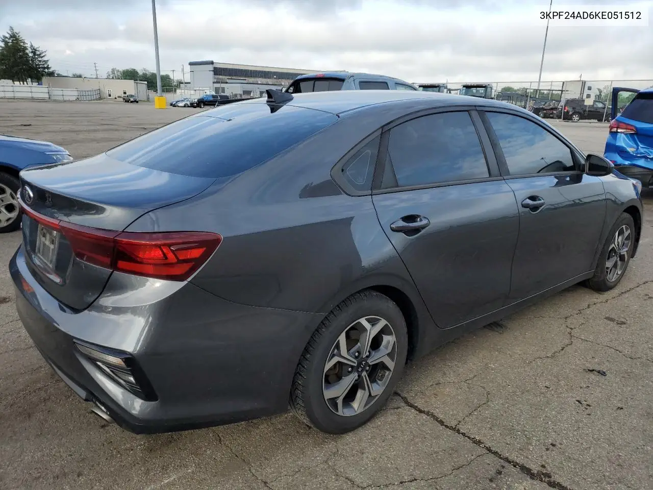 2019 Kia Forte Fe VIN: 3KPF24AD6KE051512 Lot: 56614295