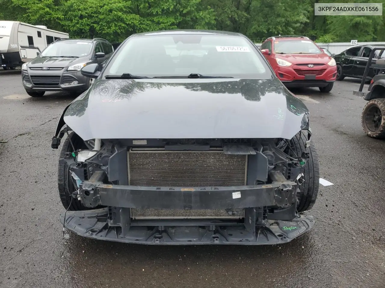 2019 Kia Forte Fe VIN: 3KPF24ADXKE061556 Lot: 56706725