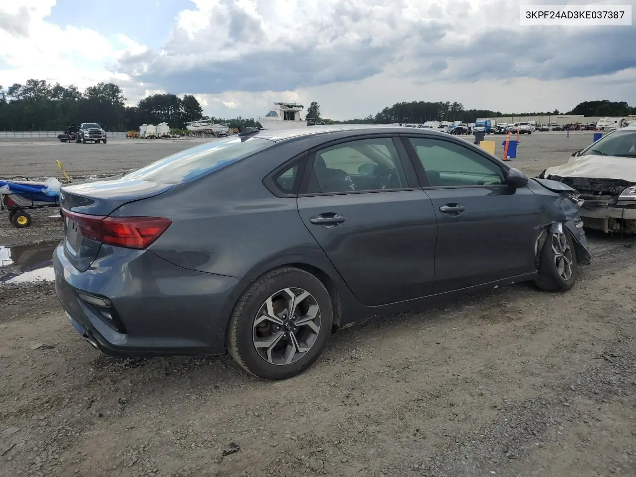 2019 Kia Forte Fe VIN: 3KPF24AD3KE037387 Lot: 56731485