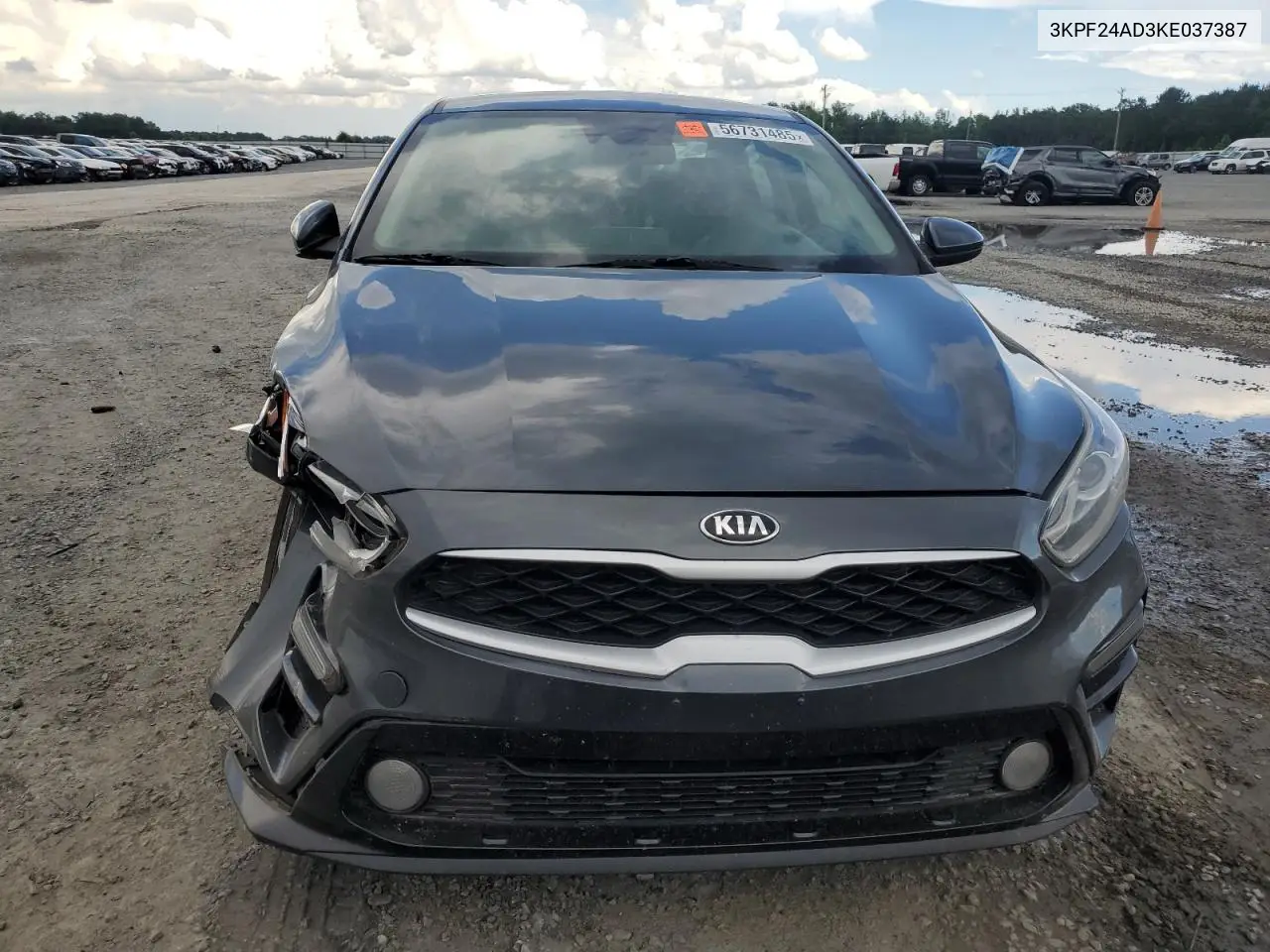 2019 Kia Forte Fe VIN: 3KPF24AD3KE037387 Lot: 56731485