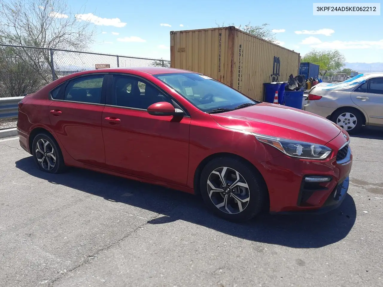 2019 Kia Forte Fe VIN: 3KPF24AD5KE062212 Lot: 56735895