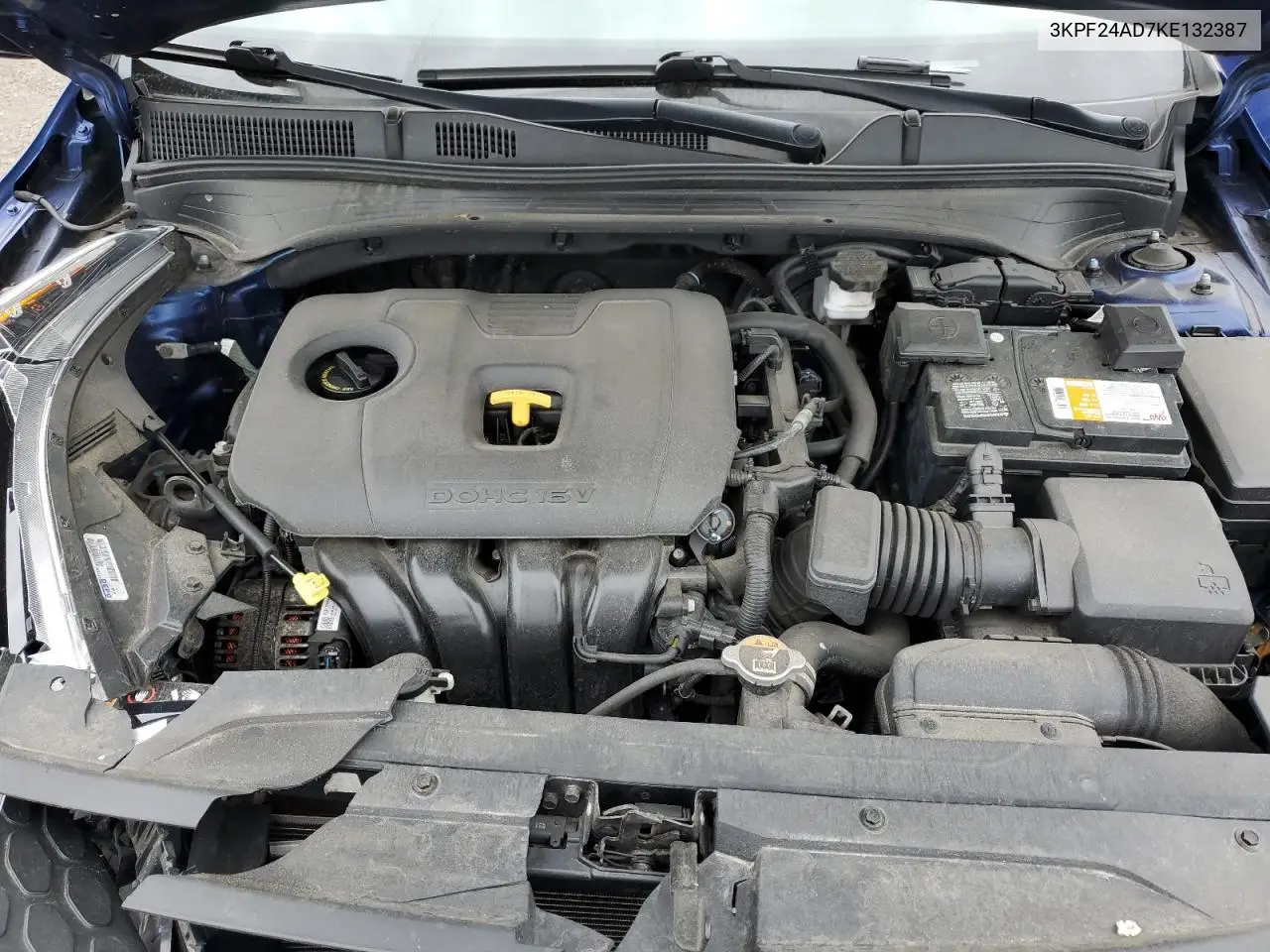 2019 Kia Forte Fe VIN: 3KPF24AD7KE132387 Lot: 56780875