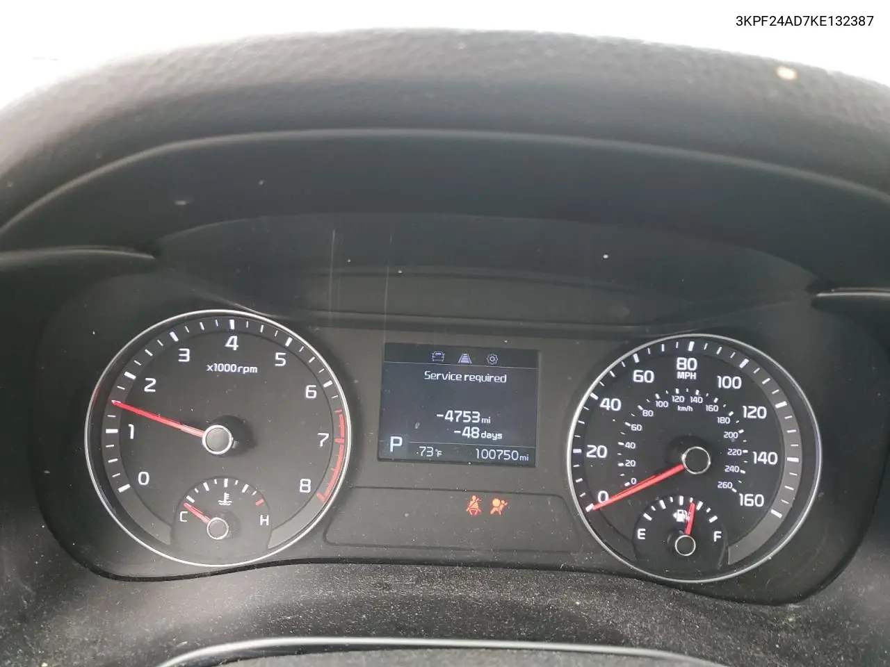 2019 Kia Forte Fe VIN: 3KPF24AD7KE132387 Lot: 56780875
