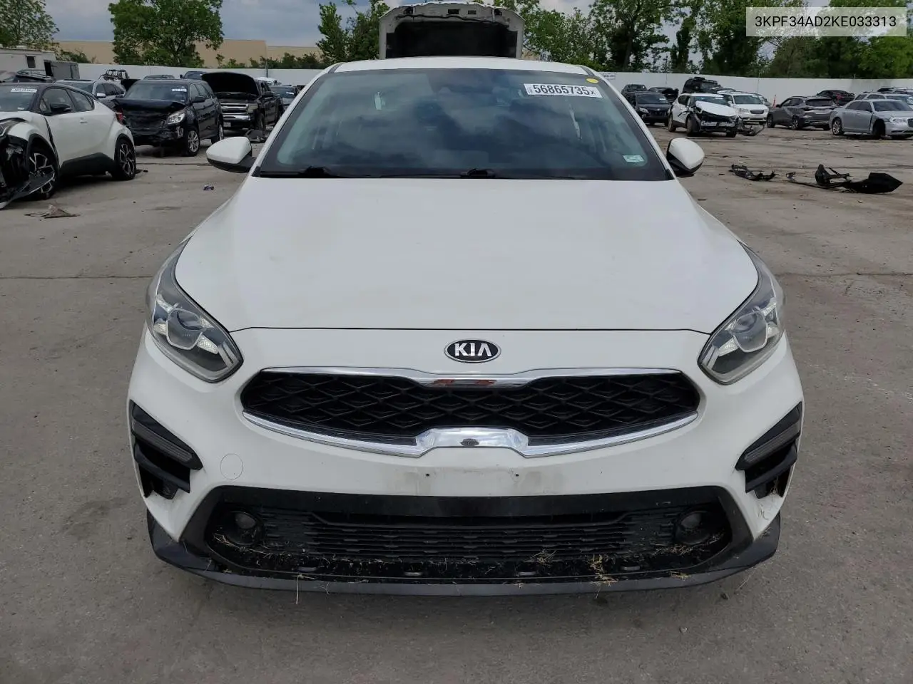 2019 Kia Forte Gt Line VIN: 3KPF34AD2KE033313 Lot: 56865735