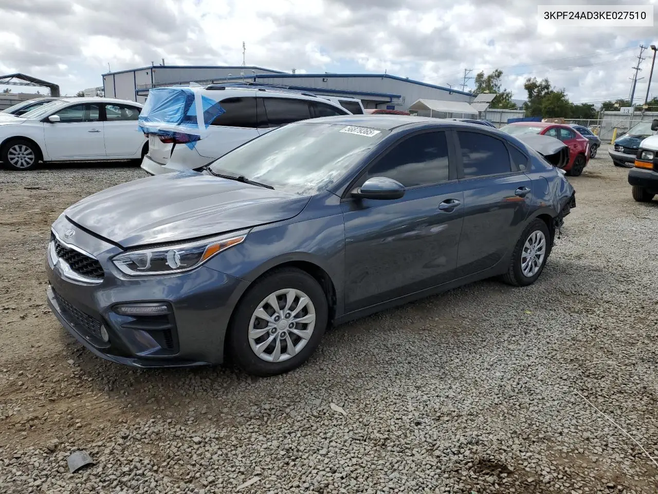 2019 Kia Forte Fe VIN: 3KPF24AD3KE027510 Lot: 56879365