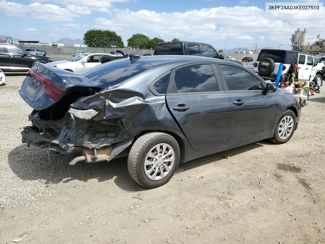 2019 Kia Forte Fe VIN: 3KPF24AD3KE027510 Lot: 56879365