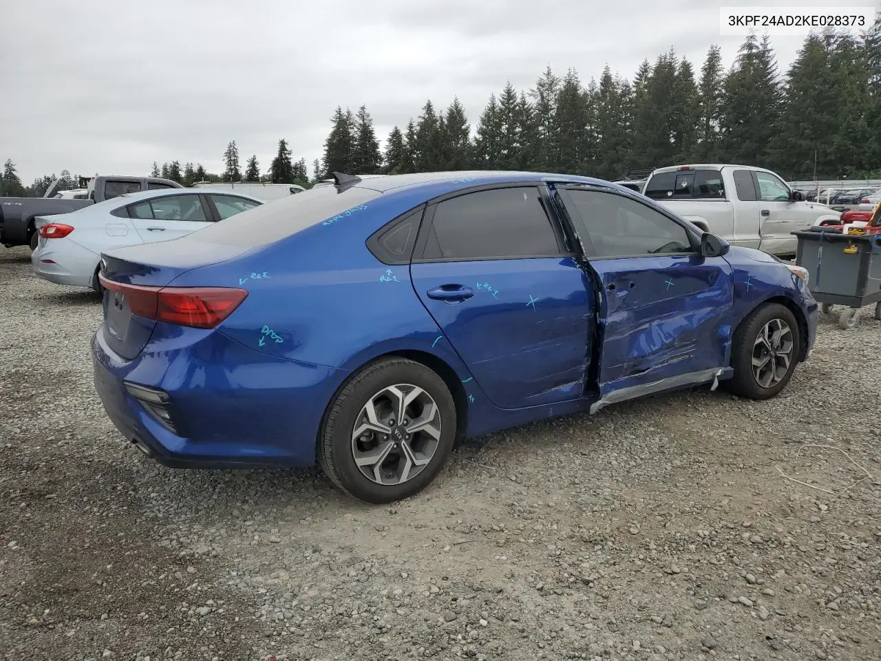 2019 Kia Forte Fe VIN: 3KPF24AD2KE028373 Lot: 56929735